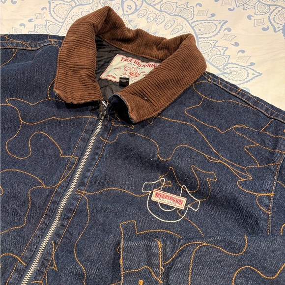 True Religion Denim Jacket XL - Picture 2 of 4
